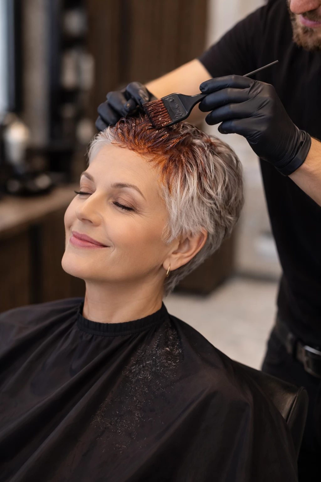 COLOR, CORTE Y PEINADO PELO CORTO 